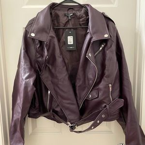 Fashion Nova Faux Leather Jacket